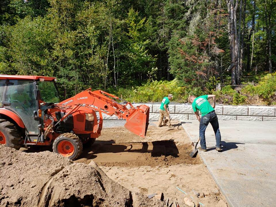 Excavation and Lawn installation